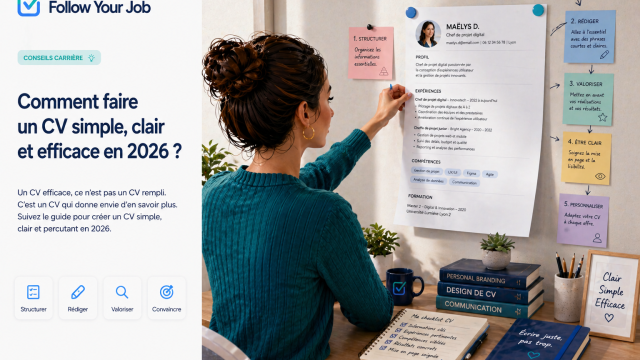 Comment faire un CV simple, clair et efficace en 2026 ?