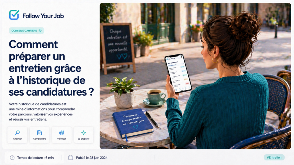 Comment préparer un entretien grâce à l’historique de ses candidatures ?